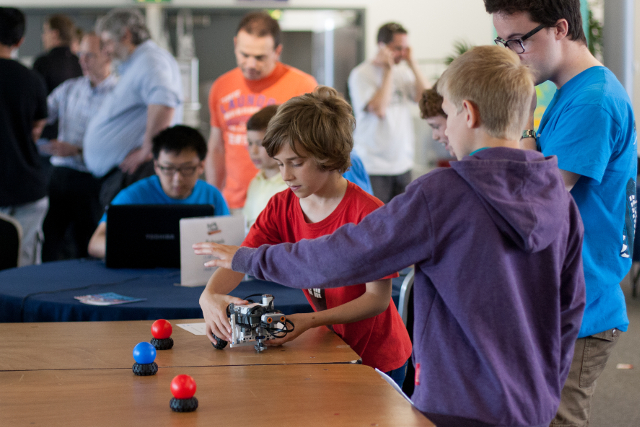 Robogals run workshops using Lego Mindstorms robots