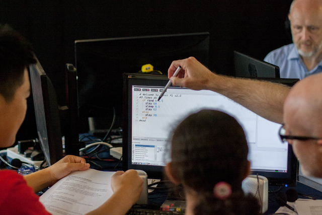 Raspberry Pis can be used to make music with the Sonic Pi programming environment